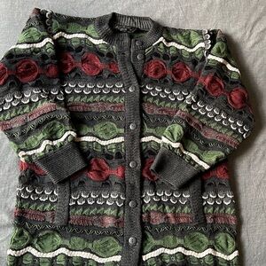 Oskar Haug Eclectic Chunky Cardigan